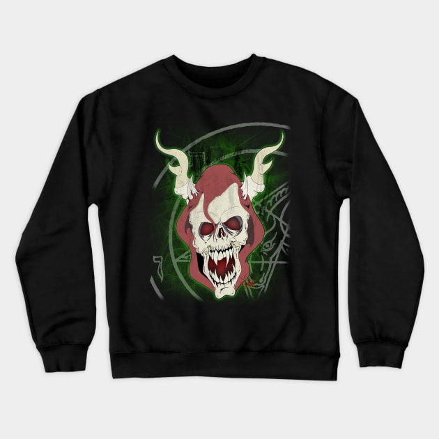 Horned King Crewneck Sweatshirt by schockgraphics